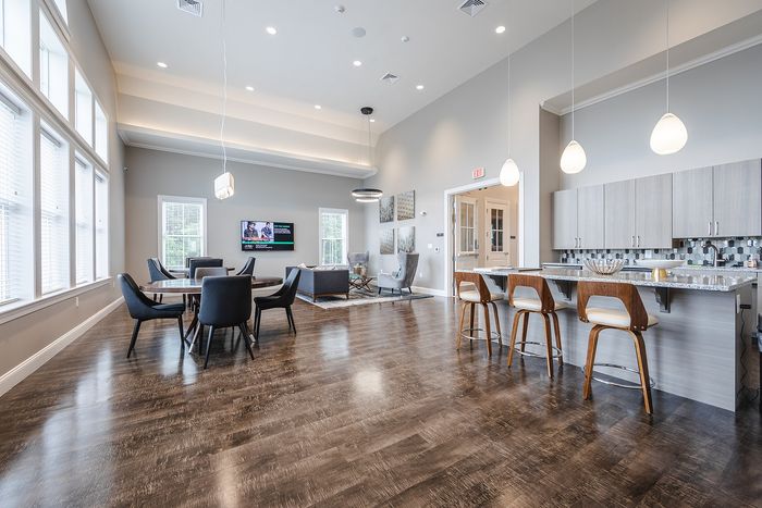 The open living area provides flexible space that adapts to your changing needs throughout the day. | Mill & 3 Apartments | Chelmsford Apartments