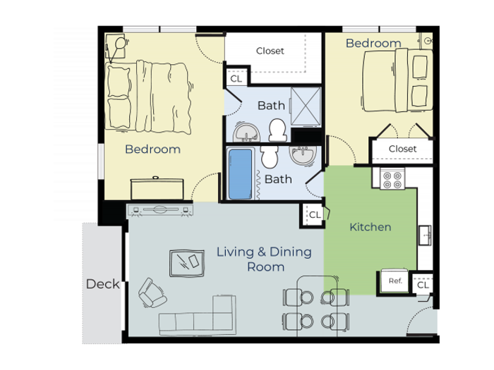 Aspen | Two Bedroom