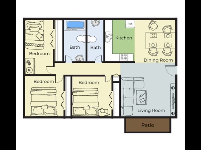 Three Bedroom