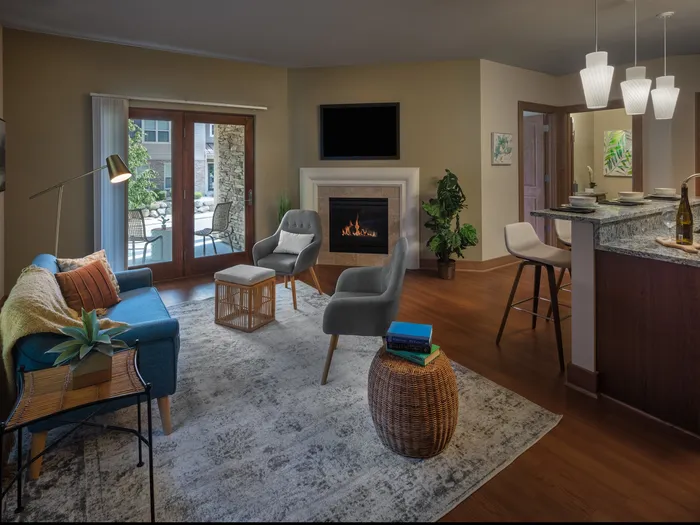 Elegant Living Room | Apartments for rent in Middleton, WI | Brownridge Terrace