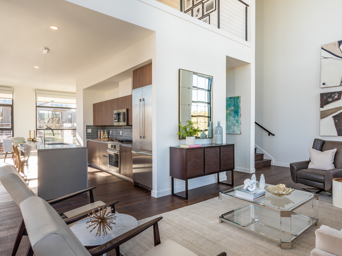 Artisan Loft Kitchen And Living Room
