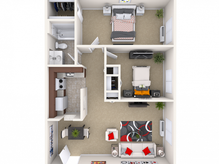 2 bedroom