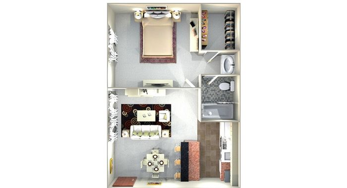 furnished floor plan