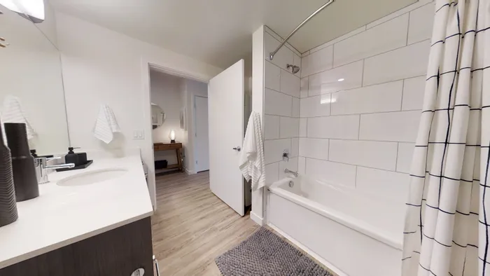 Well appointed bathroom