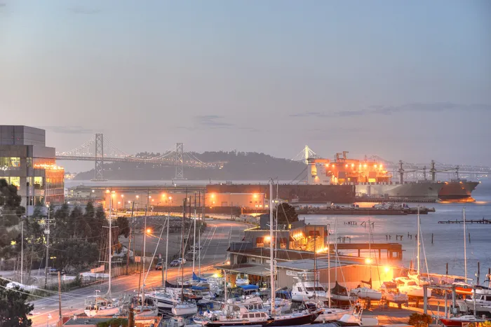 The Gantry's bay view