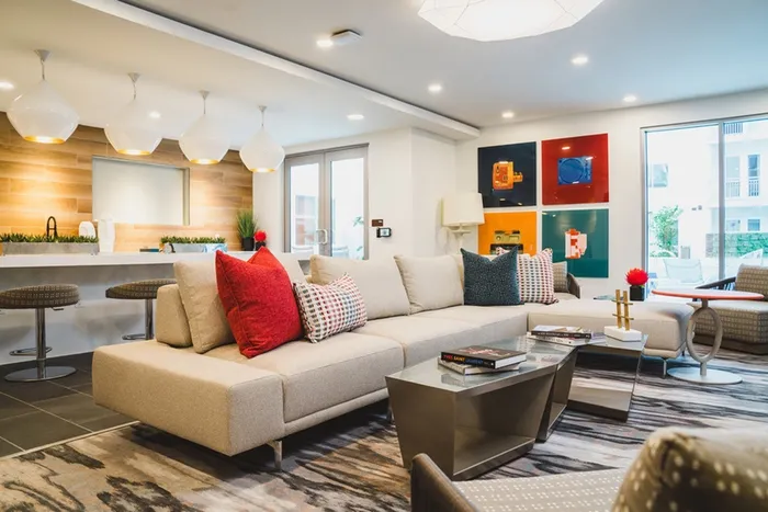 Modera Creative Village resident lounge and demonstration kitchen