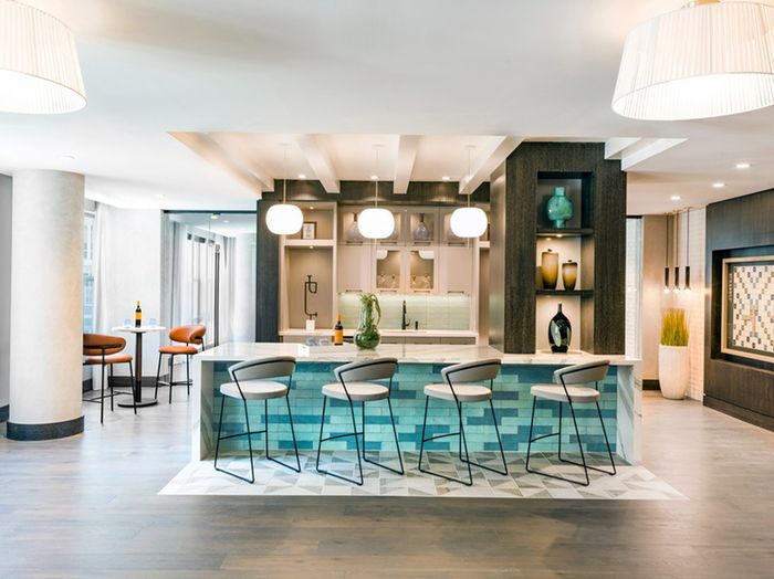 Image of clubroom amenity space