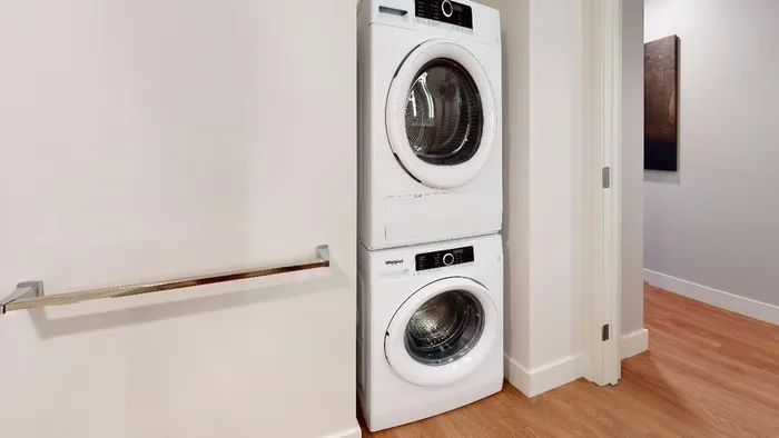 washer and dryer  at Modera Rincon Hill apartments.