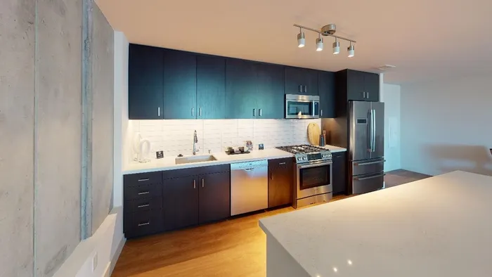 Subway Tile Backsplash*  at Modera Rincon Hill apartments.