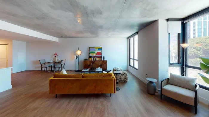 Wood Plank-Style Flooring  at Modera Rincon Hill apartments.