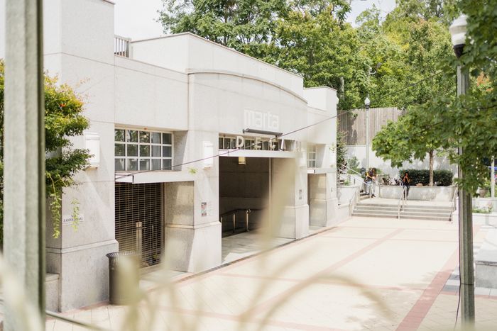 marta entrance near modera decatur apartments georgia neighborhood retail