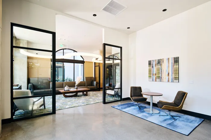 work from home space at Modera Berkeley apartments California