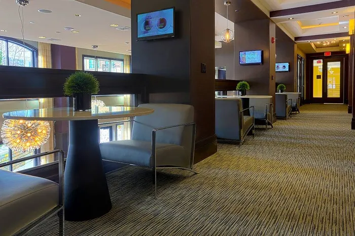 Social Hubs with Flat Screens