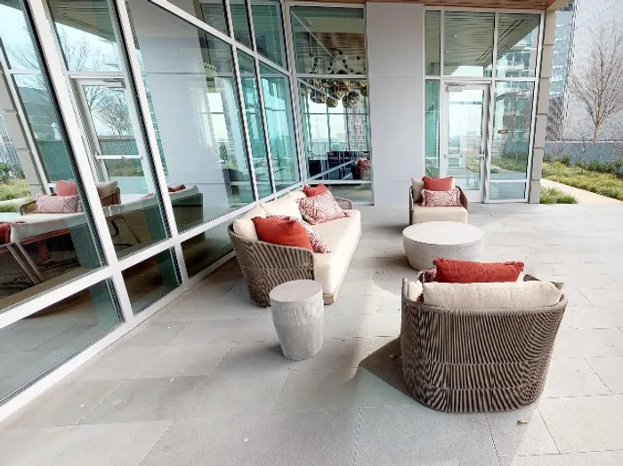 Outdoor lounge seating