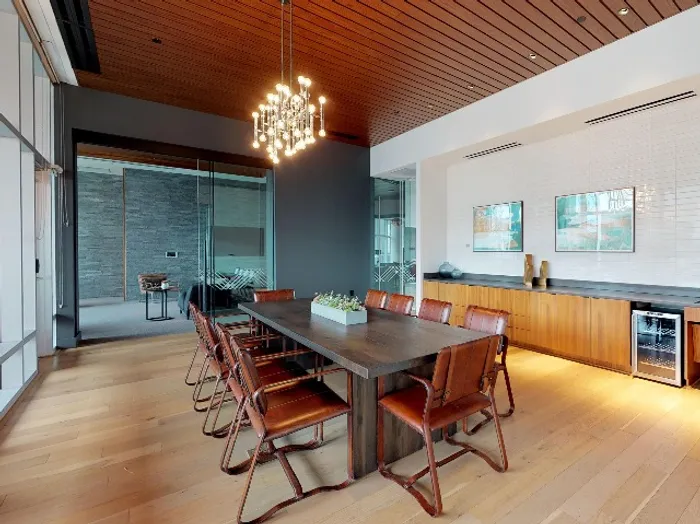 Resident lounge with large table