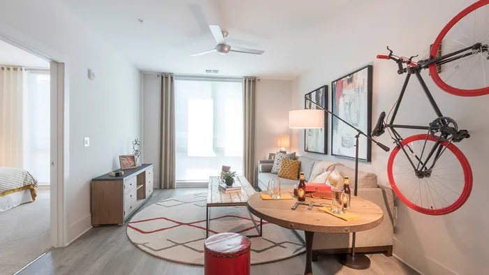 Living Room in One-Bedroom Apartment