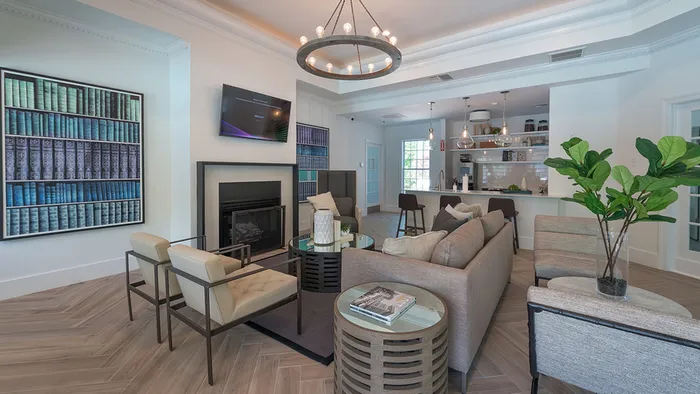 Resident Lounge with Flat Screen Television