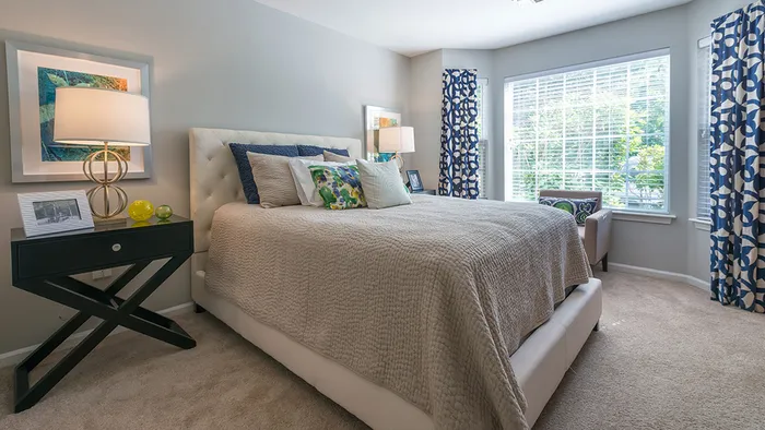 Oversized Bedroom Windows Offer Plenty of Light
