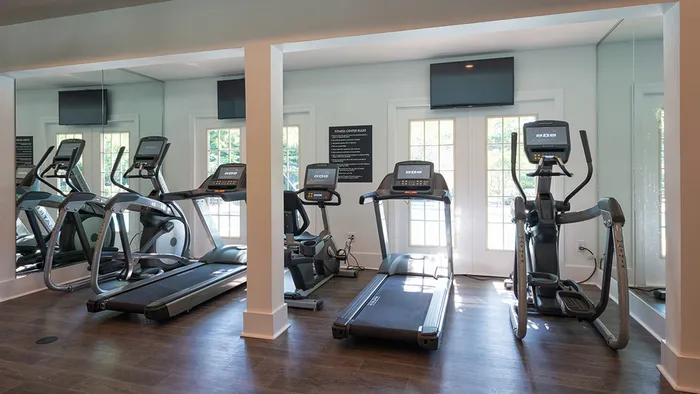 Cardio Machines in Fitness Center