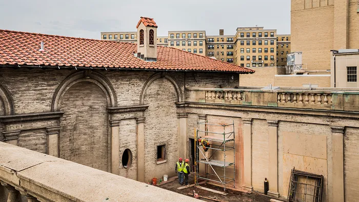 Exterior of building featuring original architecture
