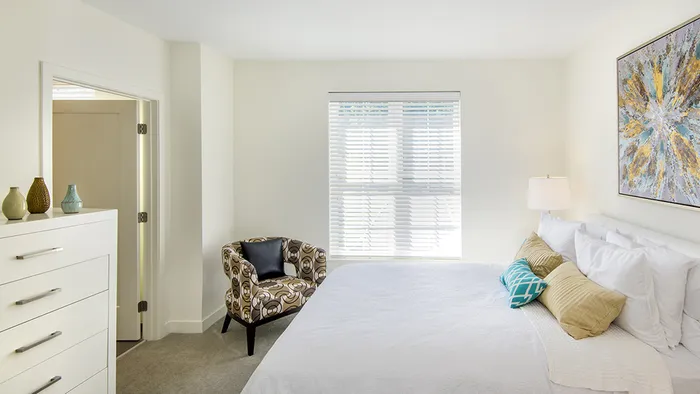 Airy & Light King-Sized Bedrooms are a Feature of Modera Needham Apartments