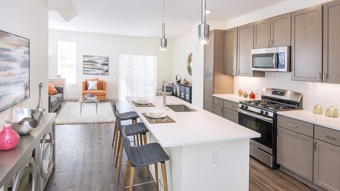 Open Floor Plans and Designer Finishes at Modera Needham apartments.