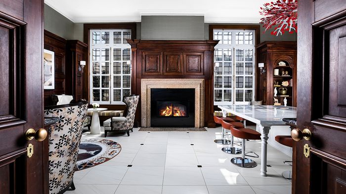 Preserved Historical Elements and Cabinetry