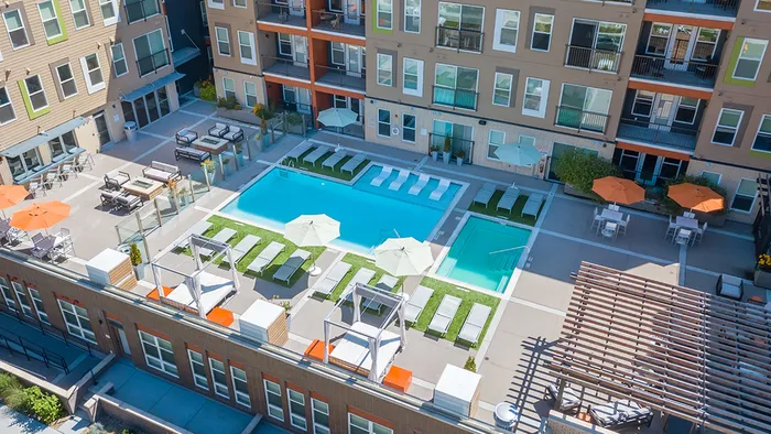 Large pool and spa area for everyone to enjoy