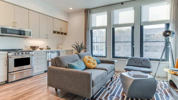 Well Appointed Living Room with Couch and Accent Chairs