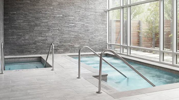 Wellness Spa with Hot Tub and Cold Plunge