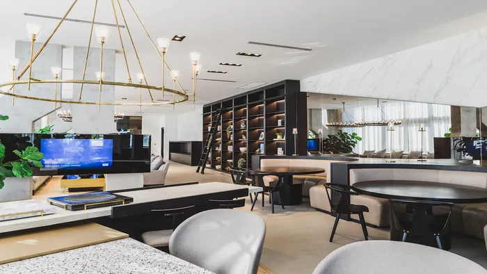 Work areas and resident meet up spots