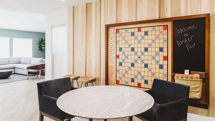 Large wall Scrabble board