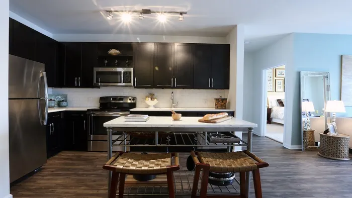 Open Layout Kitchen and Living Area