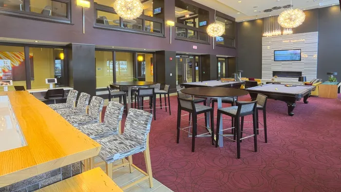 Resident Clubhouse with Kitchen and Coffee Bar