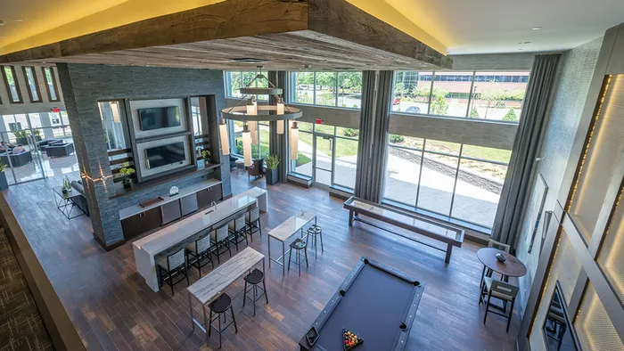 Gaming Lounge with Billiards and Shuffleboard
