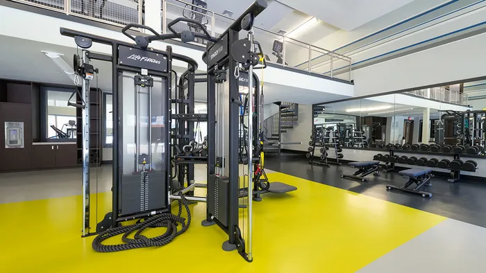 Weight Machines in Fitness Center