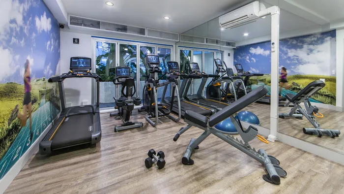 Stay fit in our well equipped fitness studio alister sherman oaks apartments