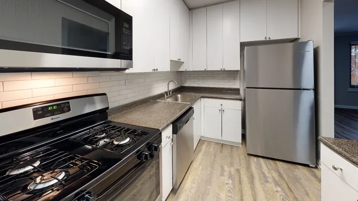 Close up of redesigned kitchen