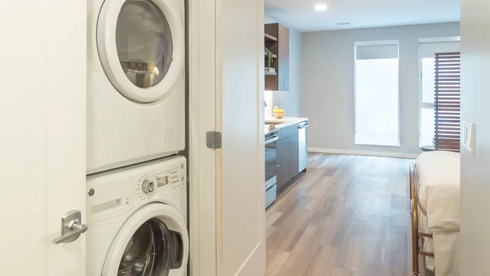 Modera LoHi Studio Apartment In-Home, Front-Load Washer and Dryer
