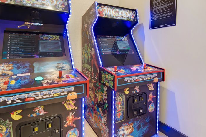 arcade games at modera berkeley heights apartments in new jersey