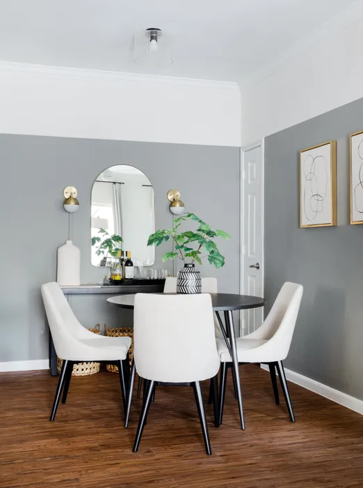 large dedicated dining space adjacent to kitchen at alister oak hill apartments austin texas