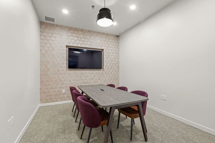 Conference room with HDTV