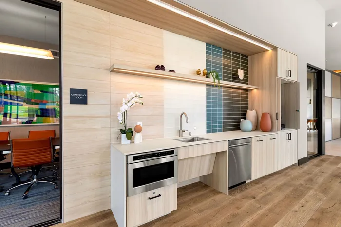 Clubroom kitchen area