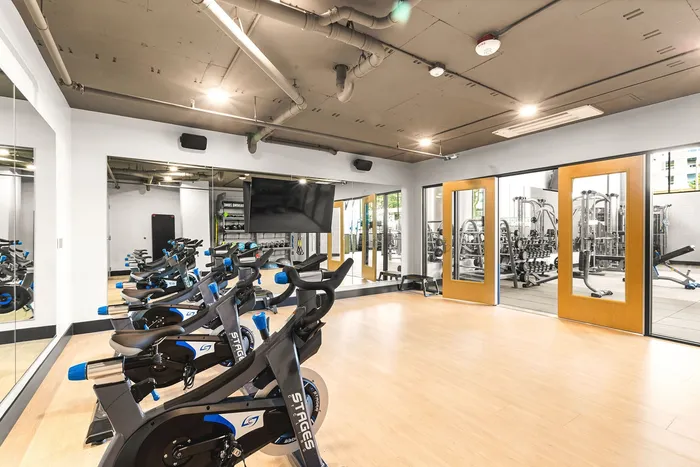 Convenient on-site fitness center