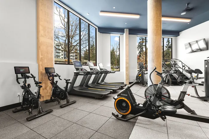 Luxurious fitness center