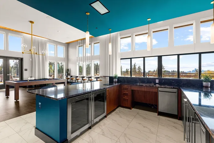 Clubhouse kitchen space