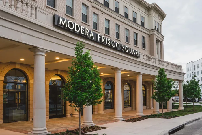 Exterior of Modera Frisco Square Apartments