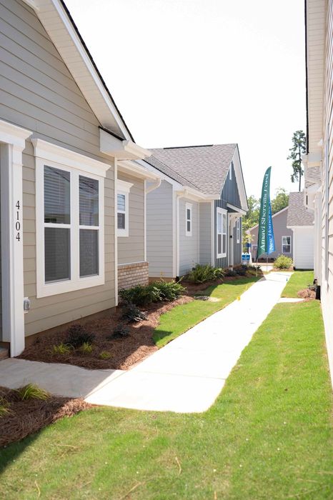 Paved entry sidewalks throughout the community at Amavi  Sherrills Ford, North Carolina homes for lease