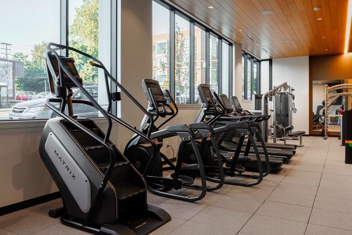 convenient on-site fitness center with cardio equipment