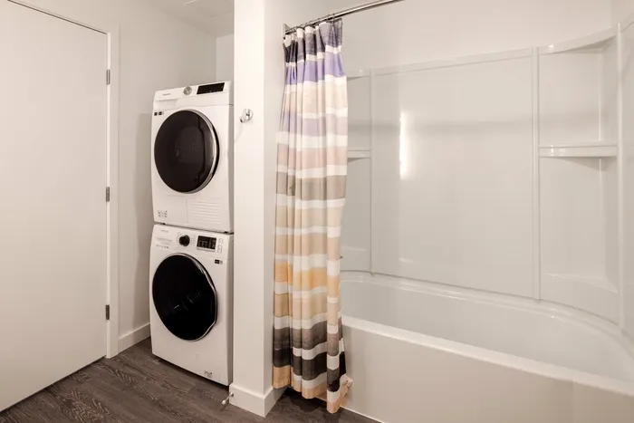full-sized washer and dryer